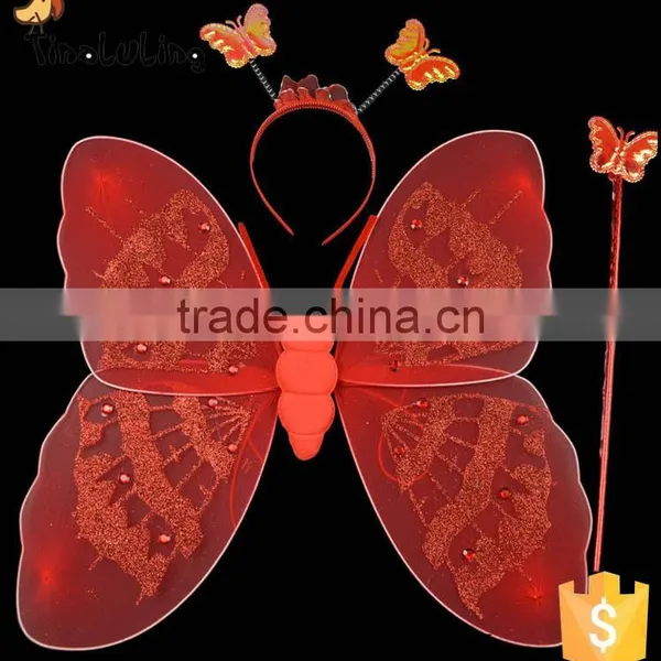 New Arrival Wholesale Girls Fairy Wings Cheap Wing Sets photo-5