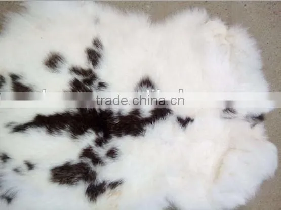 Wholesale Price 100% Real Dye Fur Plate/Raw Rabbit Fur Skin