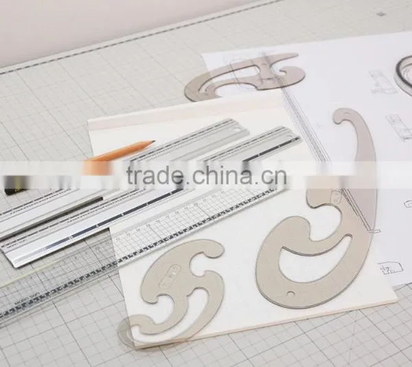 Transparent Plastic Cloud Pattern French Curve For Painting photo-2