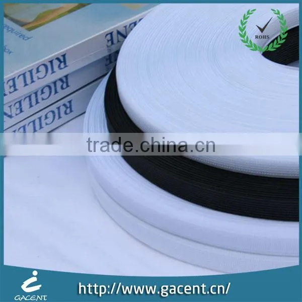 100% Polyester Boning White Rigilene and Black Polyester Boning With Soft Finishing