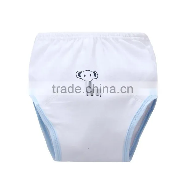 Blue Elephant Style Waterproof Washable Train Newborn Cloth Diaper photo-6