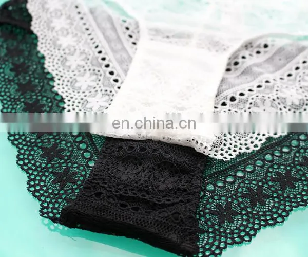Europe Sexy Lace Low Waist Panty Transparent Temptation Briefs Summer Slim Woman photo-6
