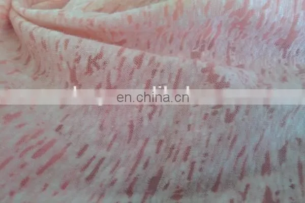 Winfar Textile Hot Sale CVC Polyester Cotton Jersey Knitted Burn Out Fabric photo-3