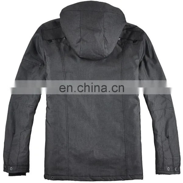 Stylish Mens Spring Thin Paded Hooded Waterproof Long Jean Jacket photo-3