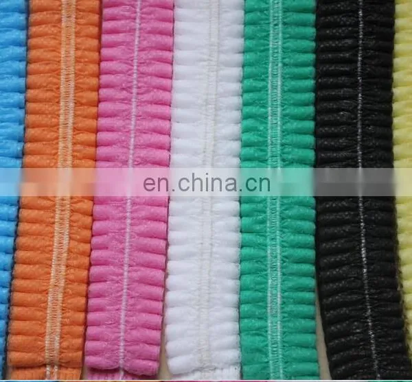Disposable Hair Nets/nonwoven Clip Cap/surgical Caps Colorful With CE photo-3