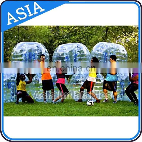 Factory Low Price 100% Pure 0.8mm TPU Loopy Soccerball, Indoor Football, Human Bumping Ball photo-2