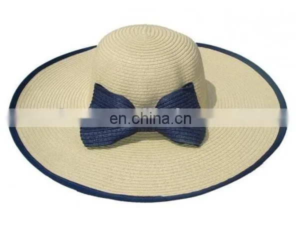 Fashionable Summer Beach Hat and Straw Paper Hats With Decoration photo-3