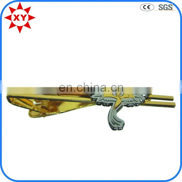 Cheap Custom Brass Tie Clip With Engraved Logo photo-5