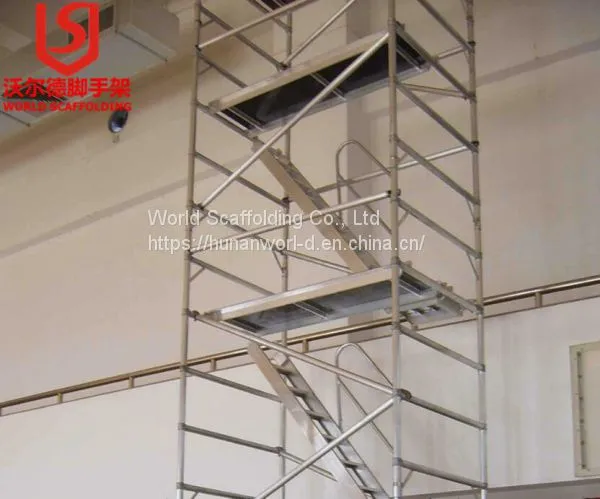 EN Standard Professional Factory High Quality Scaffolding Steel Ladder Stair Case for Construction photo-2