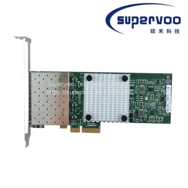 I350-F4 4-портовый 10/100/1000М LC PCIe серверный адаптер Ethernet