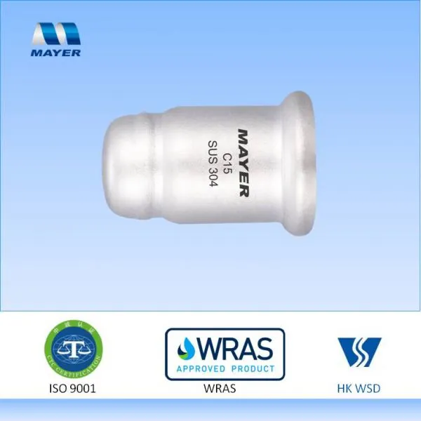 Stainless Steel End Cap V Profile Press Fitting photo-2