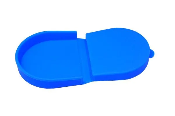 Small Silicone Adhesive Silicone Phone Wallet Logo Silicone Coin Purse photo-2