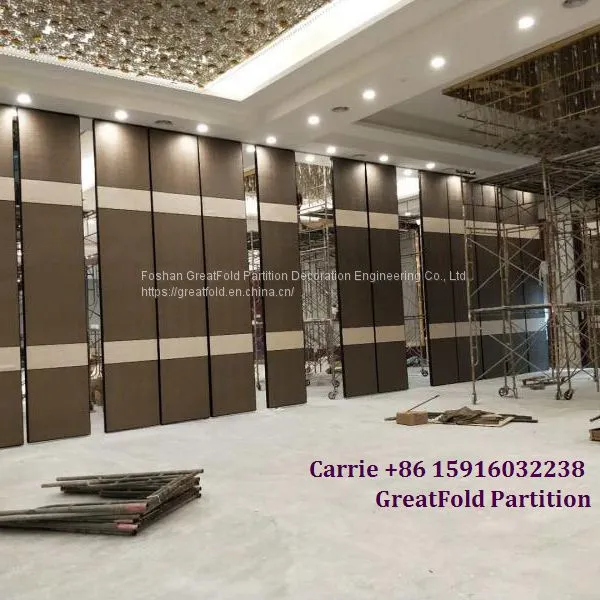 Customized Manufacturer Acrylic Partition Wall Exterior Panel Price of Folding for Exhibition Center photo-4