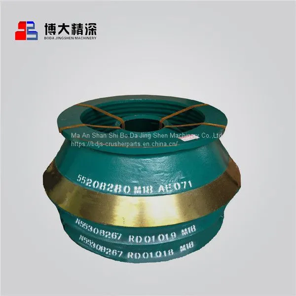 High Manganese Casting Metso HP300 Bowl Liner Cone Crusher Wear Spare Parts photo-4