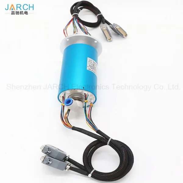 Rotary Union Electrical Flange Type Pneumatic Slip Ring Connector for Large Equipment photo-2