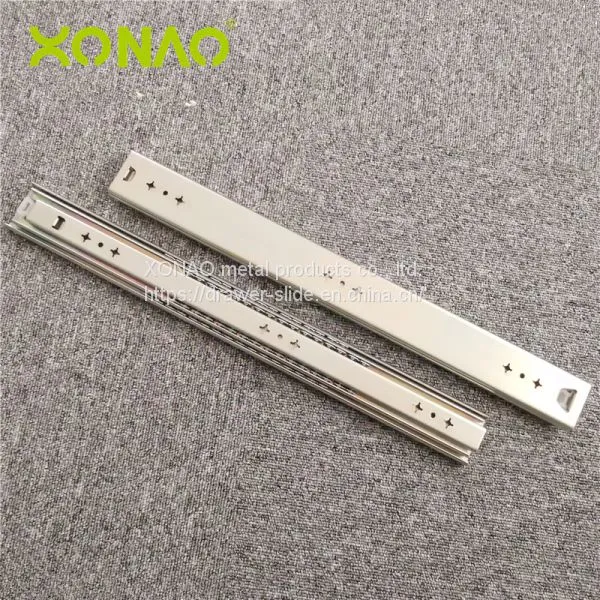 53mm Heavy Duty Full Extension Ball Bearing Slide, 250 LB Load Capacity, Without Quick Releas Clip