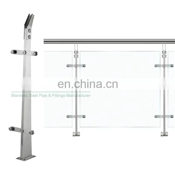 Hot Popular Glass Ss Balustrade Glass Balcony Railing Glass Balustrade Manufacturer China photo-5