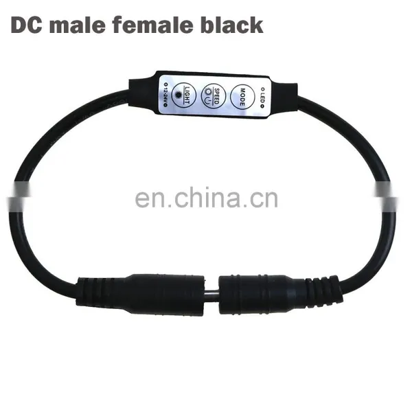 Single Color Mini LED Controller , DC5-24V Mini 3keys Dimmer for Led Strip photo-2