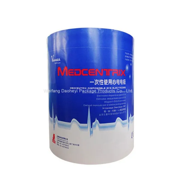 Aluminum Foil Laminated Paper Alcohol Prep Pad Packaging, Laminated Aluminum Foil Paper Medical Alcohol Prep Pad Sachet photo-3