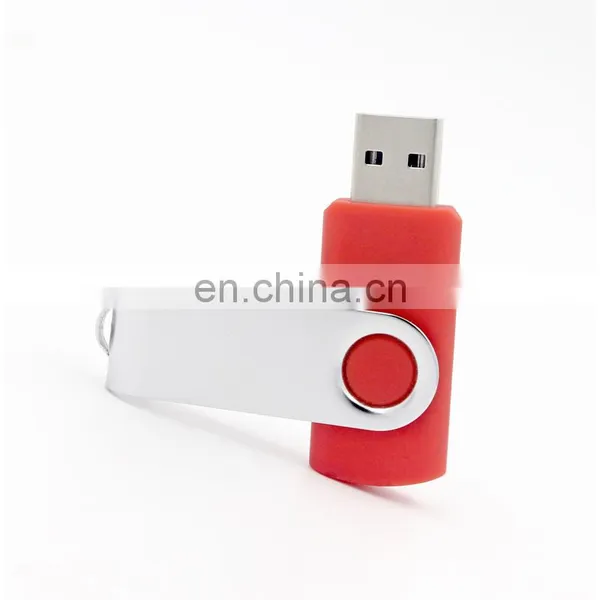 Factory Hot Selling Swivel u Disk Customized Logo Plastic Pendrive 16g 32gb Twister USB Flash Drive photo-2