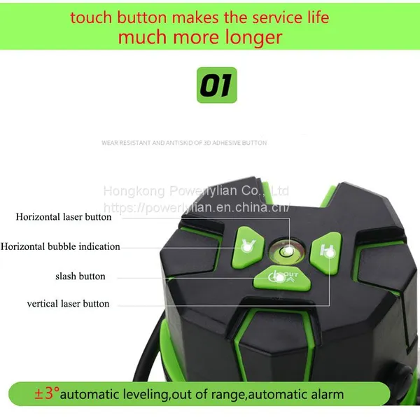 360 Degree Auto Level Laser 2 Line Leveler Measuring Tape photo-2