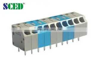 Termin Block 3.50mm Screwless Pcb Spring Terminal Block For Electric Power Security Termin Block