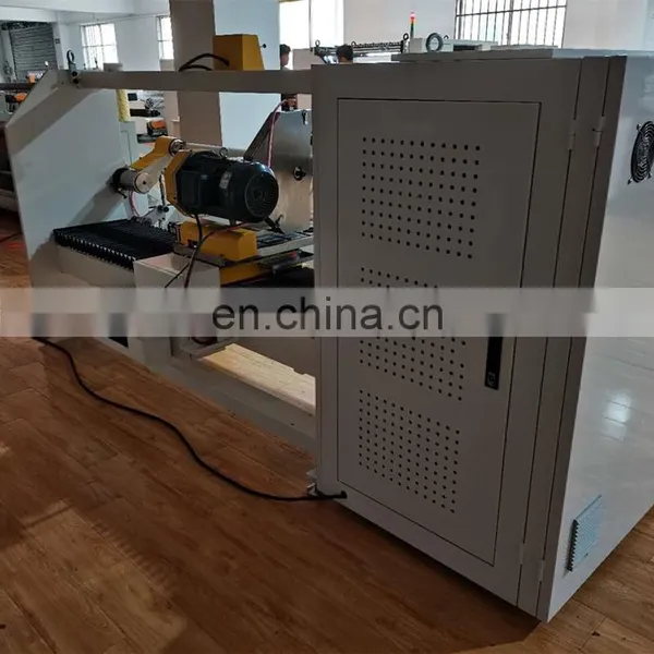 Aluminum Foil Roll and PVC Electrical Tape Cutter Tape Log Roll Cutting Machine photo-5