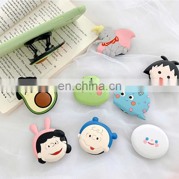 Cute Cartoon Mobile Phone Bracket Lazy Desktop Animal Folding Mobile Phone Bracket For Phone Sockets photo-5