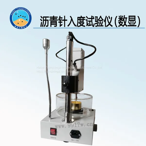 TD604-3 computer digital display asphalt needle penetration tester