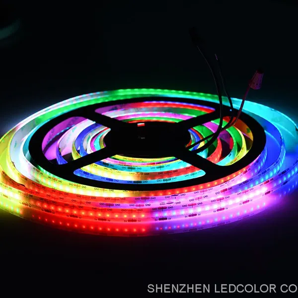 FCOB Linear RGB Light Addressable RGB Led Strip 1008LEDs/m COB LED Strips Light SK6805 LC8805 Dream Color 256 Gray Scale photo-2