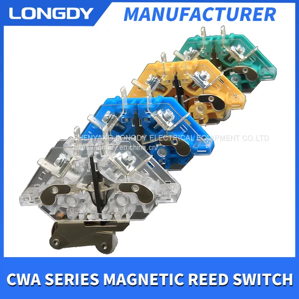 Magnetic blow micro switch high voltage switch for railroad transportation pure silver contact PC housing