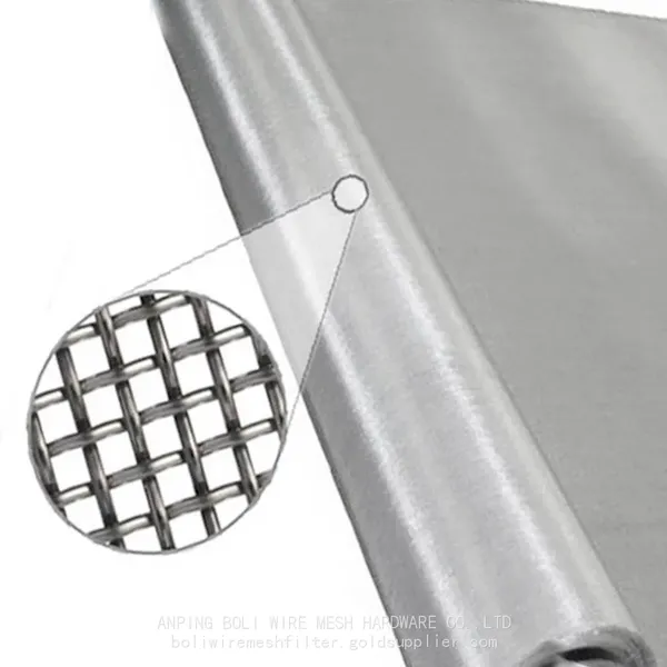 Customized Plain Weave 904L 316L 430 Stainless Steel Wire Mesh ,Dutch Weave for Precise Micron Filtration Stainless Steel Mesh Screen photo-3