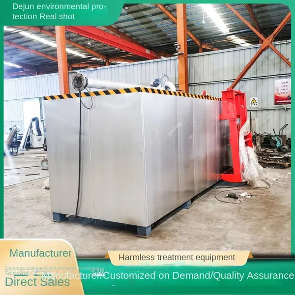Supply Bio-degradation and Harmless Treatment Equipment for Dead and Sick Pigs, High-temperature Bio-degradation Machine photo-4
