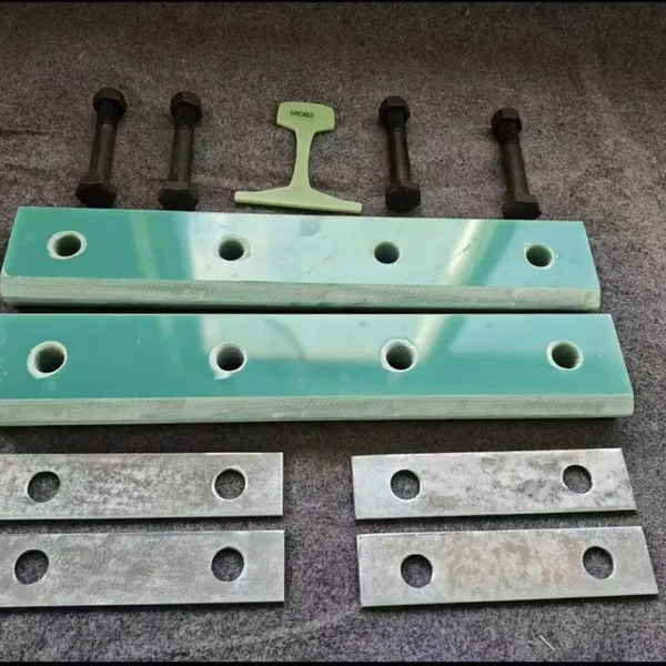 Customized processing of resin fishplates