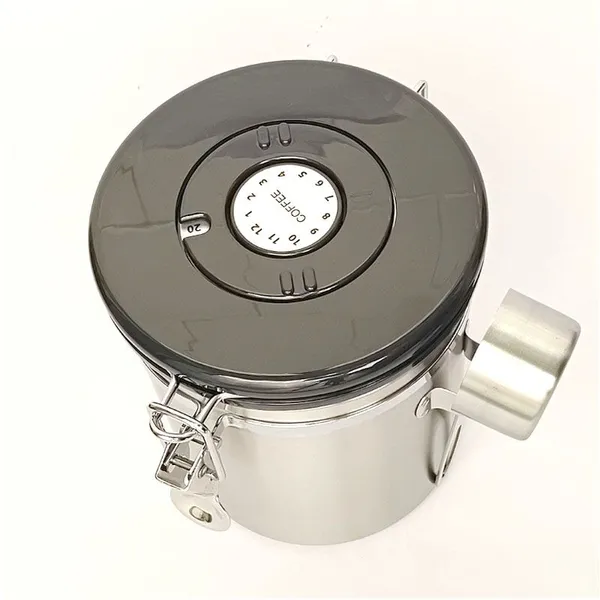 Coffee Bean Airtight Container.stainless Steel photo-4