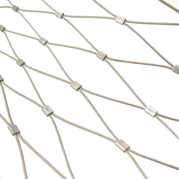 316L Stainless Steel Architectural Material Decorative Wire Rope Mesh Cable Mesh Fence Decoration Wire Rope Net