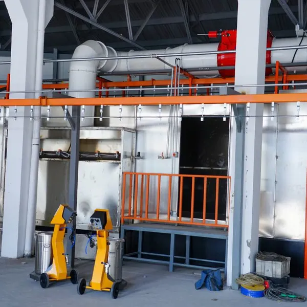 Large Capacity Stainless Steel Manual Powder Spray Booth With Powder Recovery System photo-4