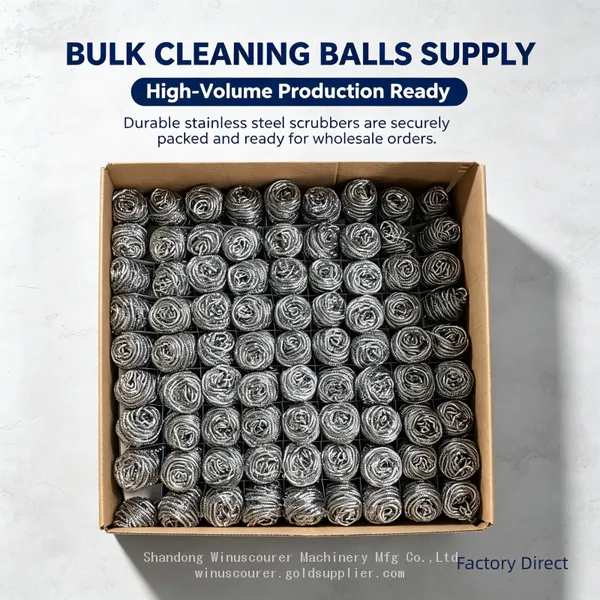 Bulk Weight Stainless Cleaning Ball Low Logistics Cost Wholesale Export photo-3