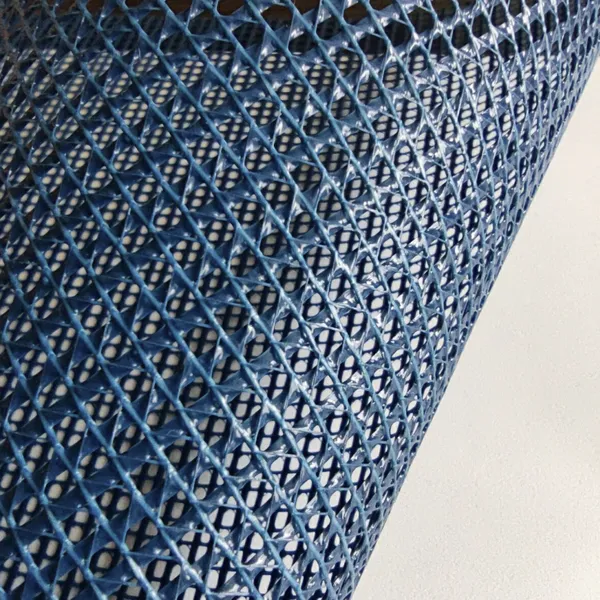 Polyester Coated Stretch Mesh, 1.5mm Mesh Opening, 400N/cm Breaking Strength, Standard Compliant
