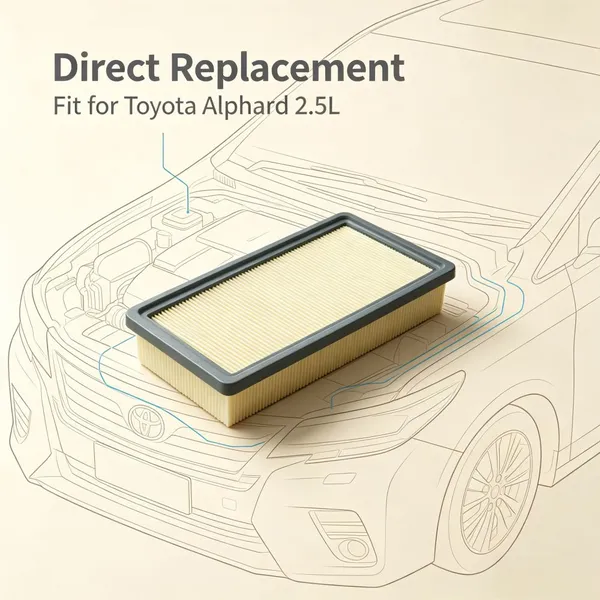 Engine Air Filter For Toyota Alphard 2.5L