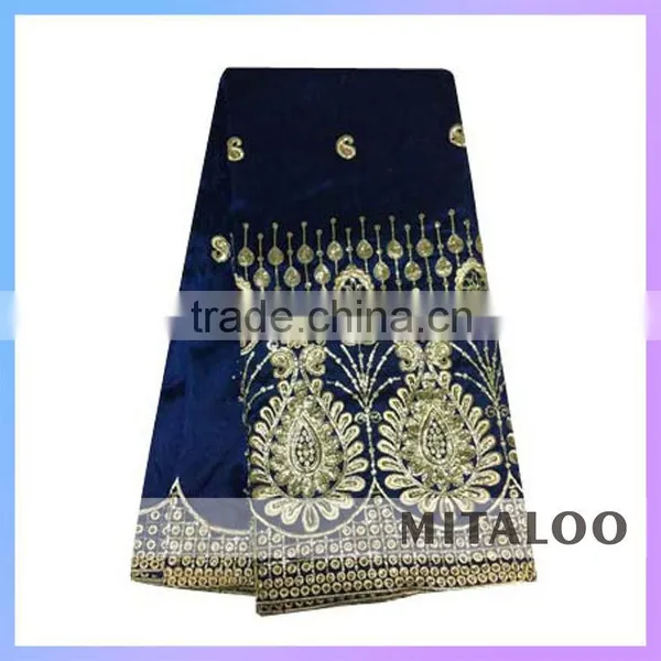 Mitaloo MGP0046 2015 Newest African George Lace Silk George Fabric For Party Wedding Dresses photo-5