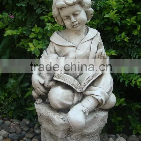 Garden Items Reading Girl Garden Figurine