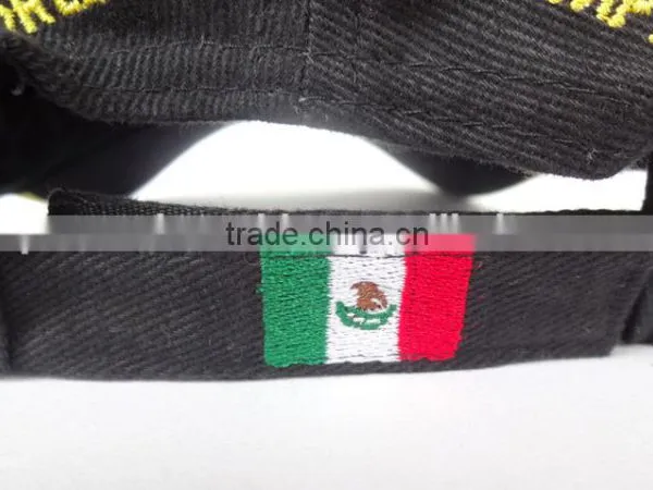 Custom Blank Snapback Cap With Leather Brim photo-2