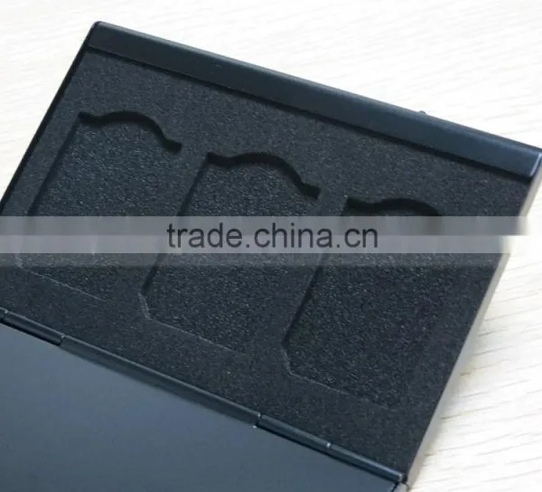 Silver Aluminum Box Portable 6 in 1 Memory Card Case SD/SDHC/MMC 6x SD Card Cases photo-6