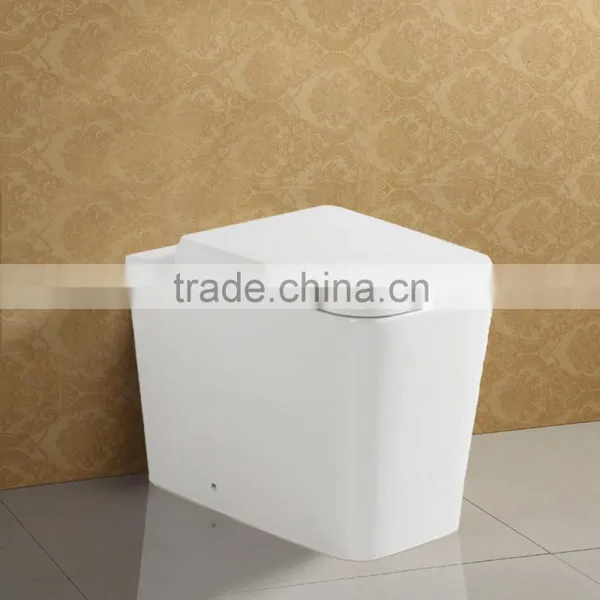 Floor Standing One Piece White Glazed Bathroom Toilet AT628 photo-4