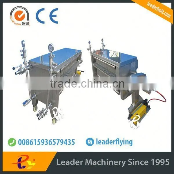 Plate Frame Liquid Products Filtering Machine With Cardboard photo-2