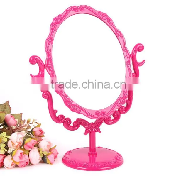 D07 ANPHY Household Decoration Oval Table Mirror Display Holder Stand Stock photo-5