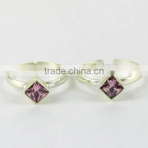 Stunning !! Pink CZ 925 Sterling Silver Jewelry, Fashion Silver Jewelry, Gemstone Silver Jewelry photo-3
