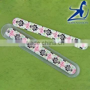 Whlosesale Eva Nail File Customized Logo Disposable Emery Board Paper Pack in PVC Bag 18 cm Nail File Eva Material