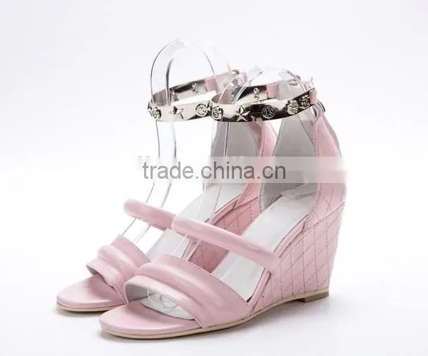 Elegant Style 2015 Hot Sale Flat Sandals Women Casual Shoes Latest Design Rubber Shoes photo-5